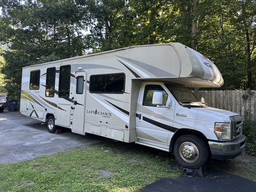 2017 Coachmen Leprechaun 317SA passenger-side exterior