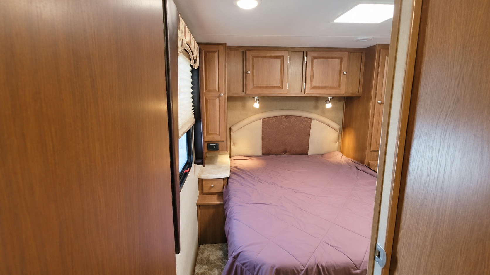 Rear queen bedroom